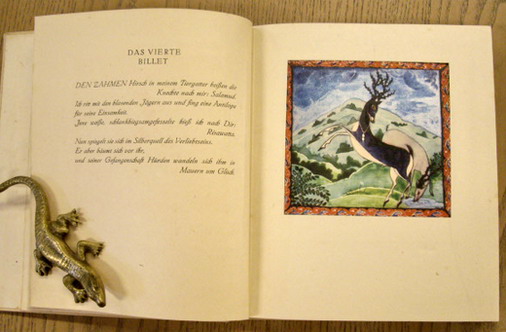 LYDIS, MARIETTE. - Miniaturen. In Liebesbillete gesetzt von Erik-Ernst Schwabach. Die verliebten Billete des Prinzen Salamud).
