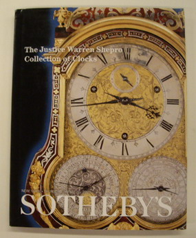 SOTHEBY'S. - The Justice Warren Shepro Collection of Clocks.