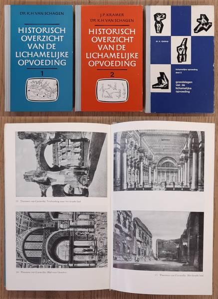 SCHAGEN, K.H. VAN. - Historisch overzicht van de lichamelijke opvoeding, Deel 1, 2, 3.