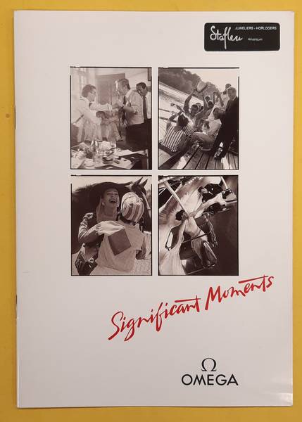 OMEGA WATCHES - Significant moments, Omega watches catalog booklet + Price List