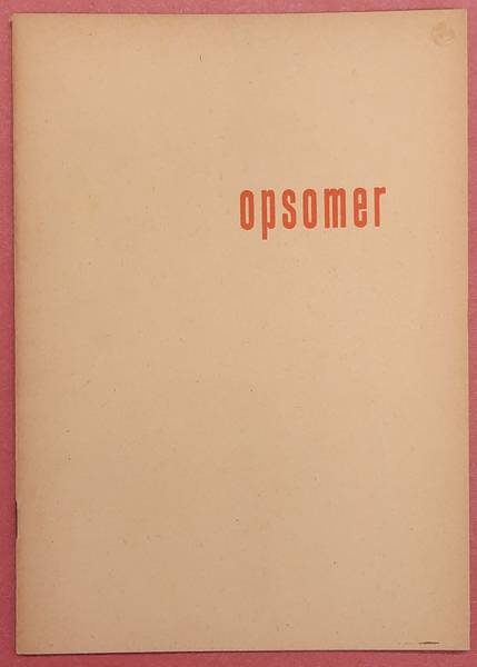 SM 1949: - Opsomer. Catalogue 54.
