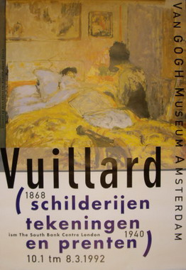 VUILLARD & PIET ROOZEN (ONTWERP). - Vuillard ( schilderijen, tekeningen en prenten). Van Gogh Museum. 10.1 tm 8.3.1992.